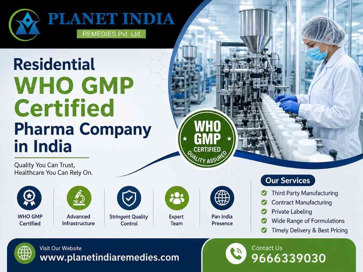 Hyderabad, Medical, GMP Certified Pharmaceutical Manufacturer In India For Third Party Manufacturing