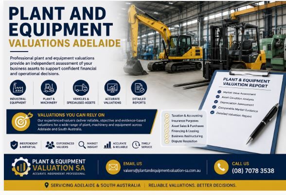 Sydney, Real Estate, Plant And Equipment Valuations Adelaide | Expert Valuers