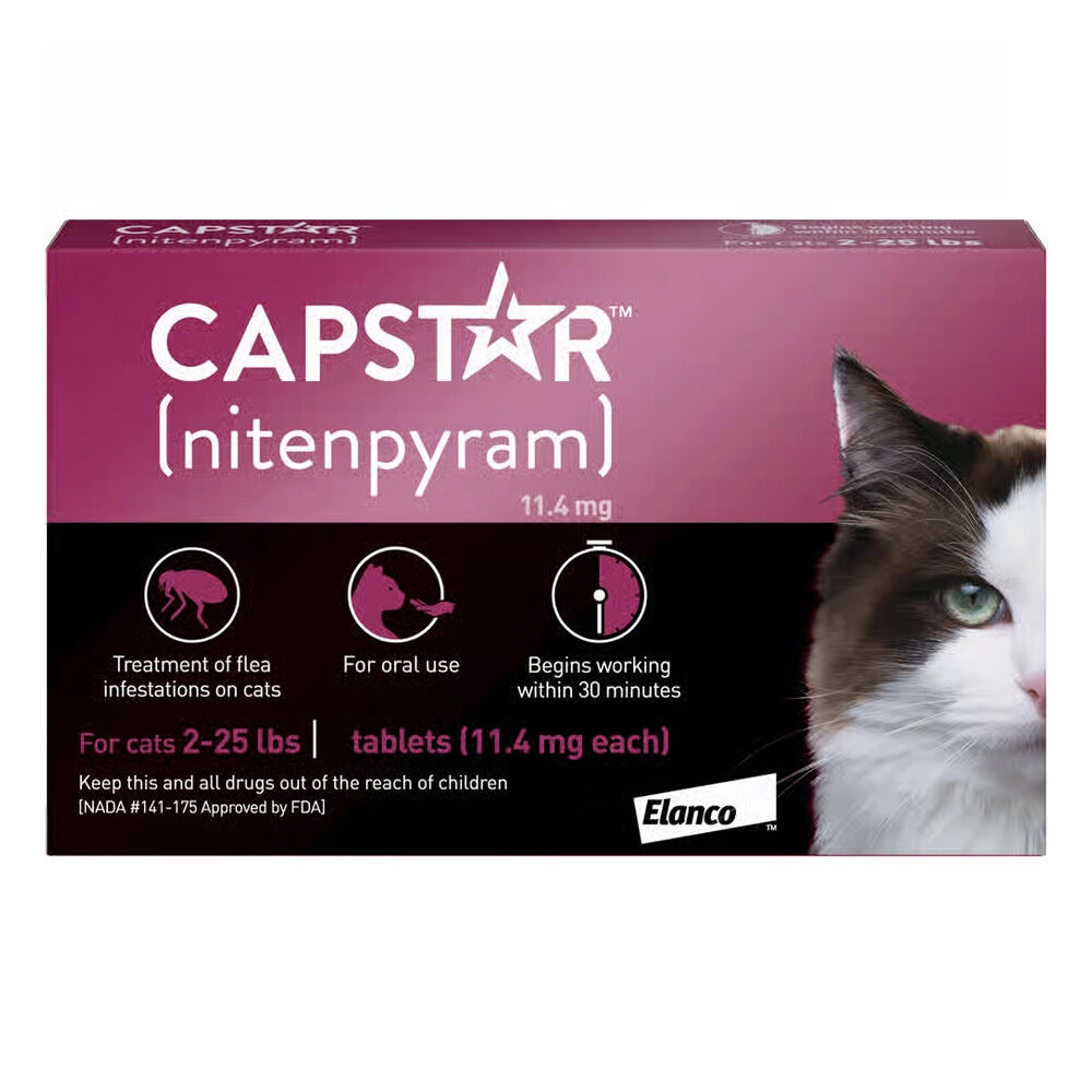 New York, Pet Supplies, USD 25,  Flea Care At A Lower Price! 20% OFF + Free Shipping | Capstar For Cats | PetCareClub