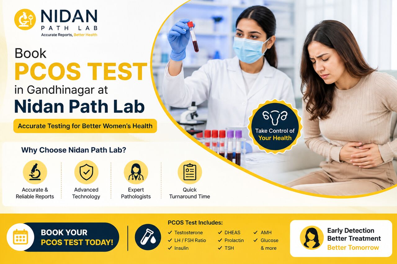 Ahmedabad, Health, Book PCOS Test Price In Gandhinagar At Nidan Path Lab