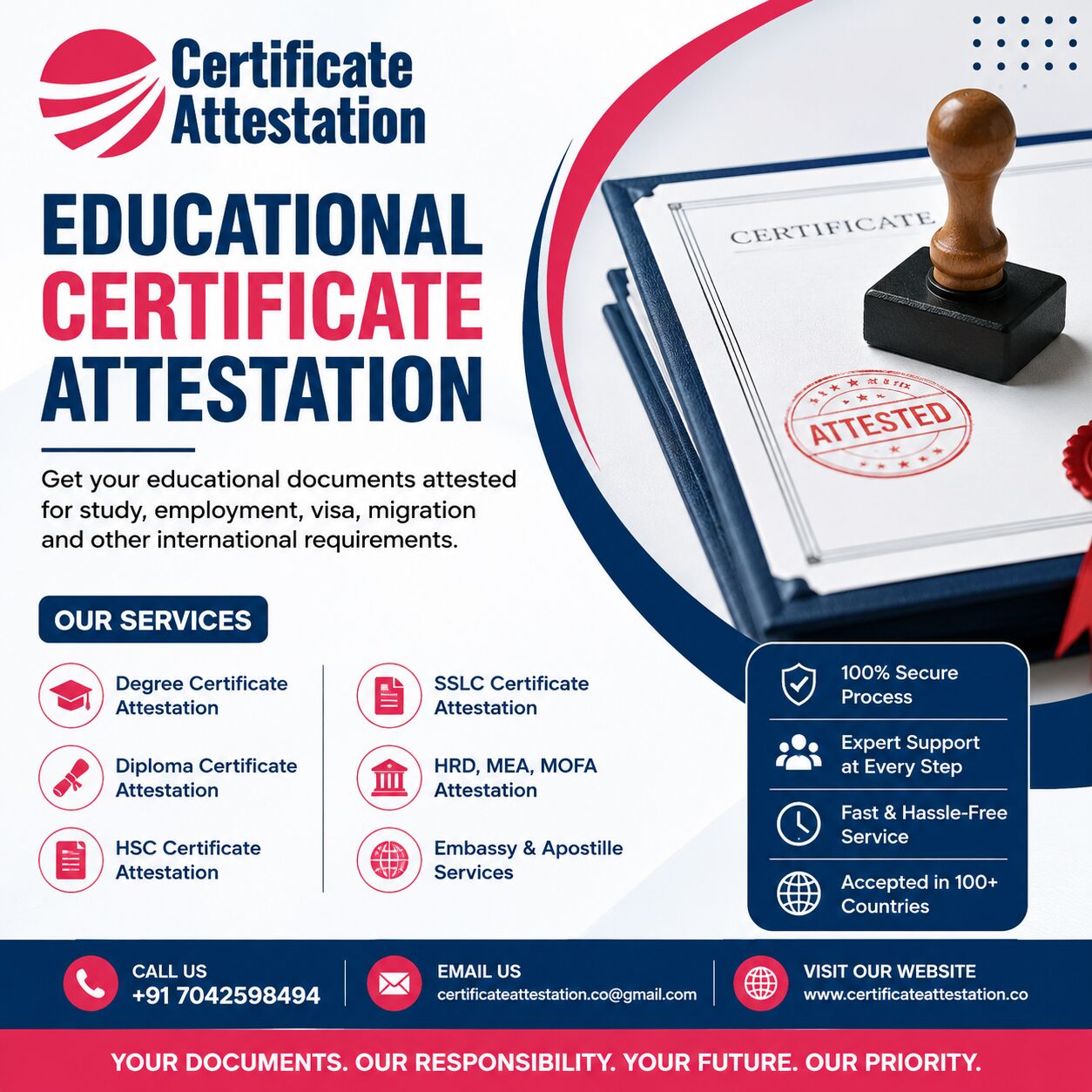 Mumbai, Legal, Educational Certificate Attestation Services In India
