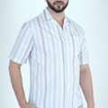 INR 530,  White Casual Shirt For Men: Get The Fit Right In 10 Seconds