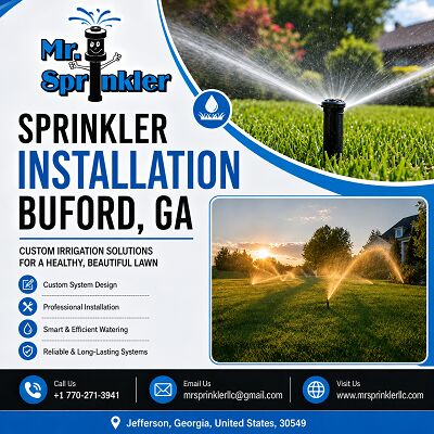 New York, Farm/Garden, Sprinkler Installation Buford, GA
