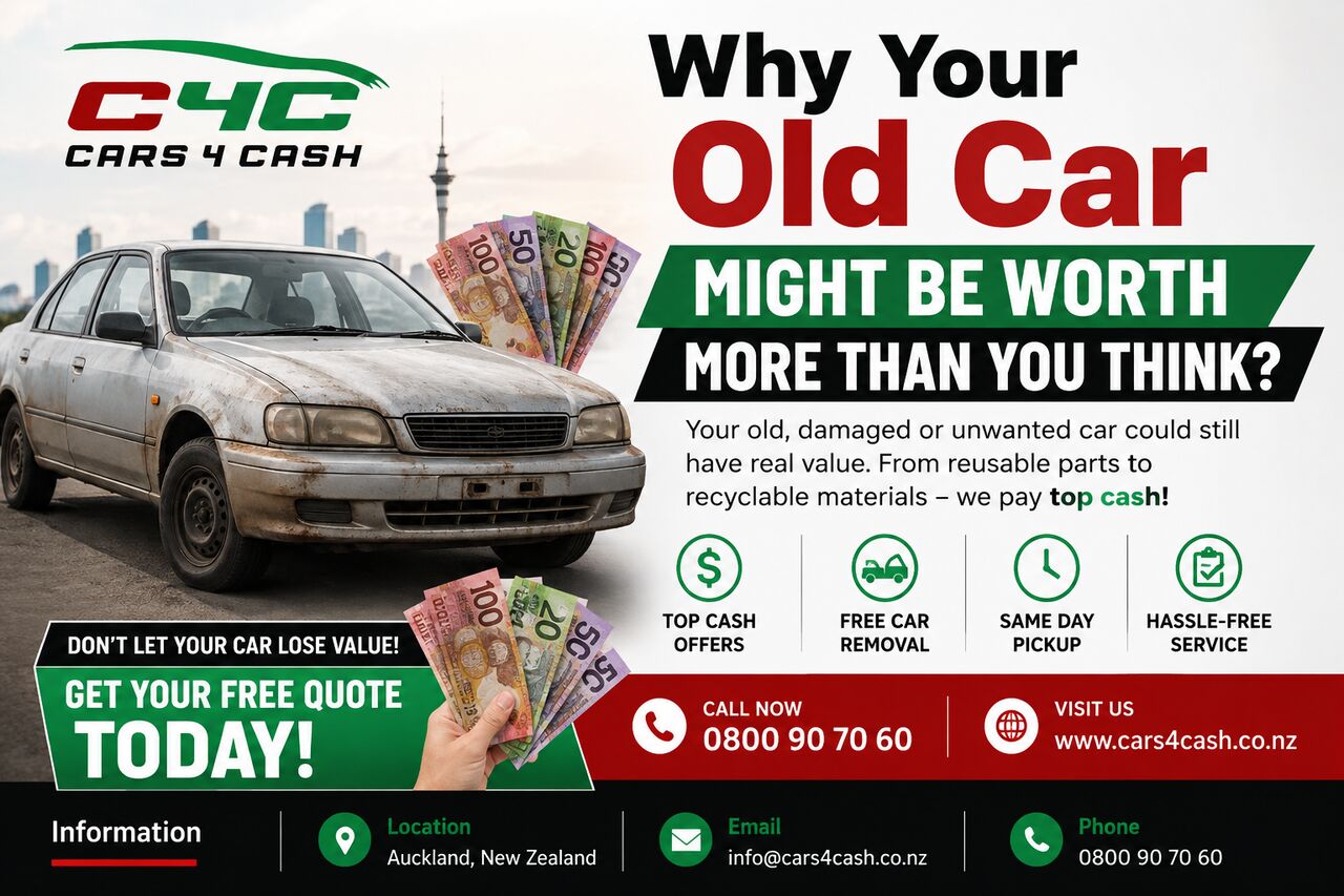 Auckland, Automotive, Discover What Your Old Car Is Really Worth &ndash; Get Cash For Cars Auckland Today!