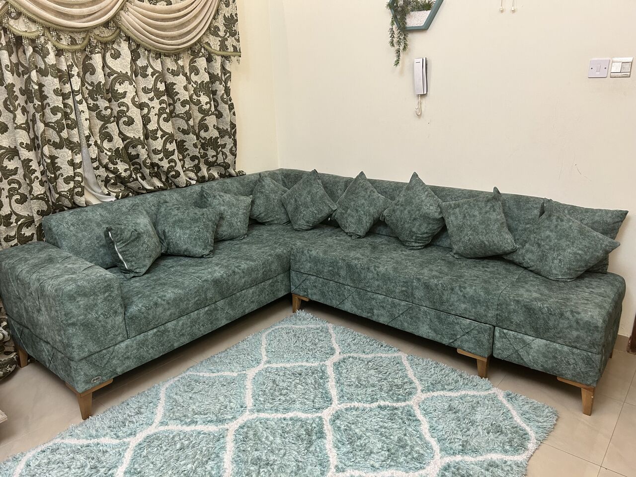 Busaiteen, Furniture, BHD 80,  5 Seater Sofa Good Condition