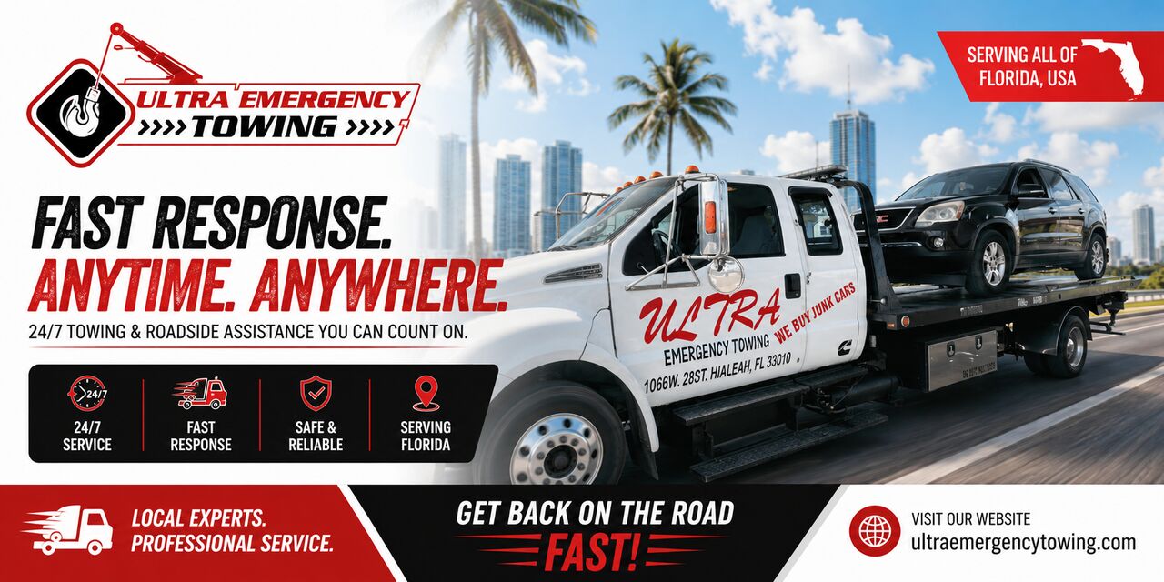 New York, Automotive, Heavy Duty Towing Near Florida &ndash; Strong Support For Large Vehicles
