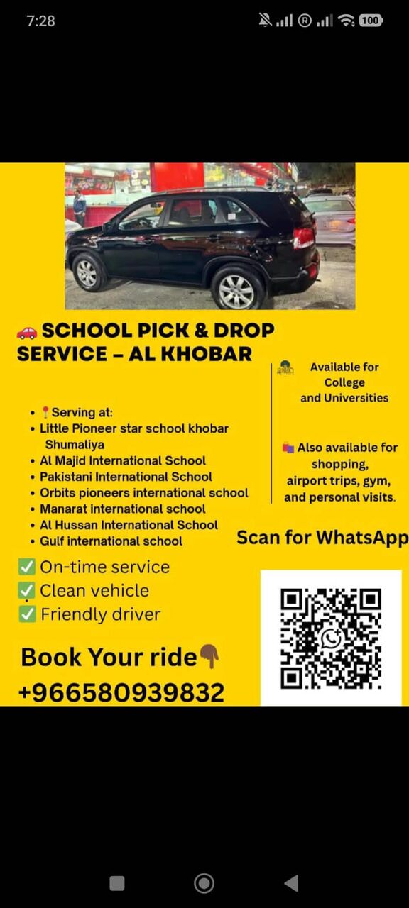 Khobar, Travel, School Van Service