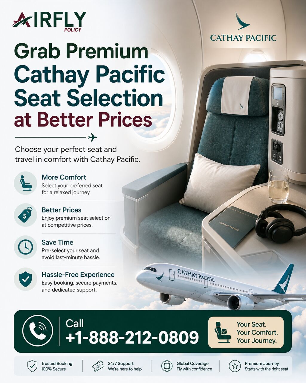 New York, Travel, Grab Premium Cathay Pacific Seat Selection At Better Prices