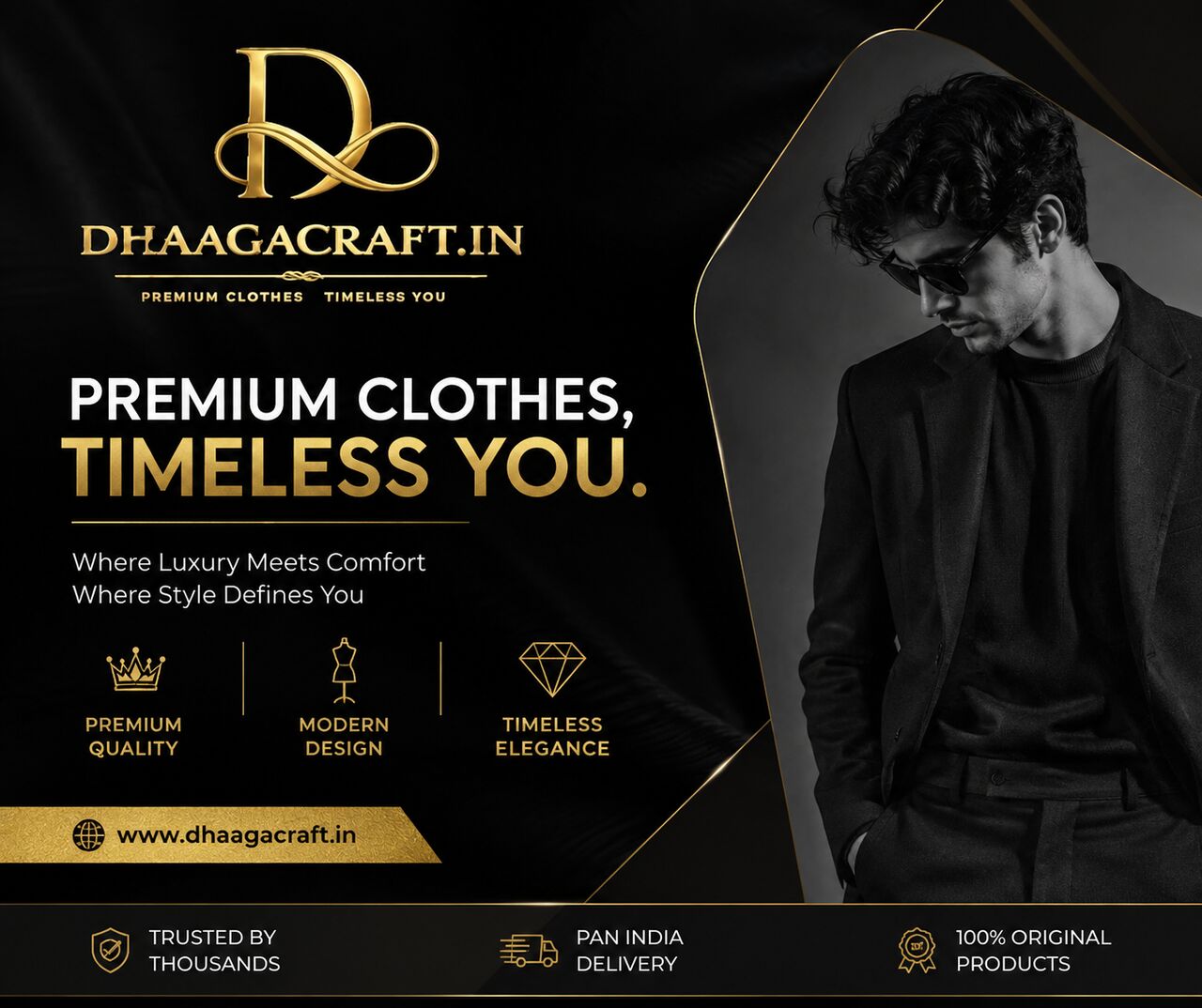 New Delhi, Clothing & Accessories, INR 499,  Dhaagacraft Premium Men