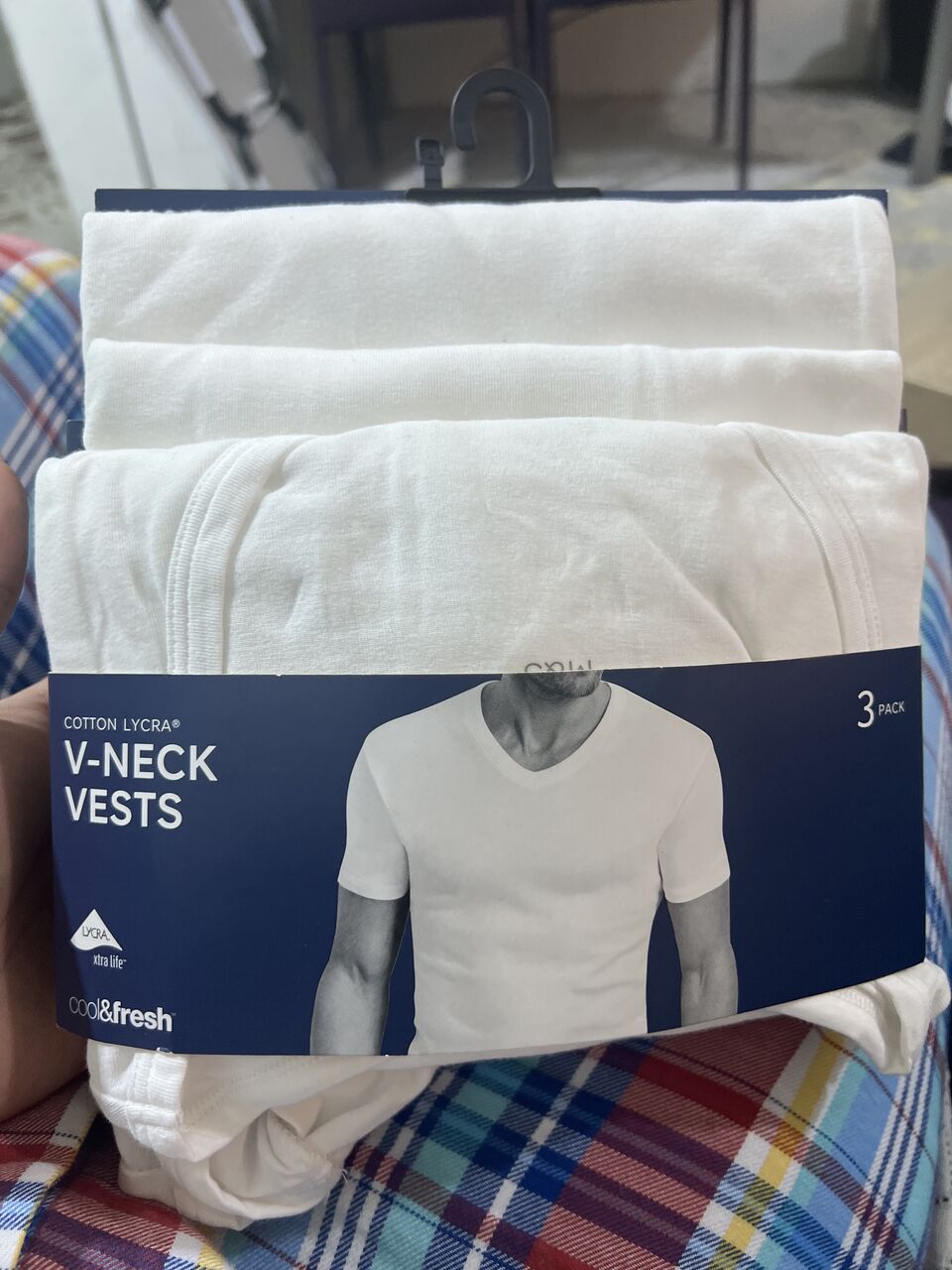Al Wizarat, Clothing & Accessories, SAR 100,  Marks And Spencer Men&rsquo;s V Neck Vests 3pack Brand New