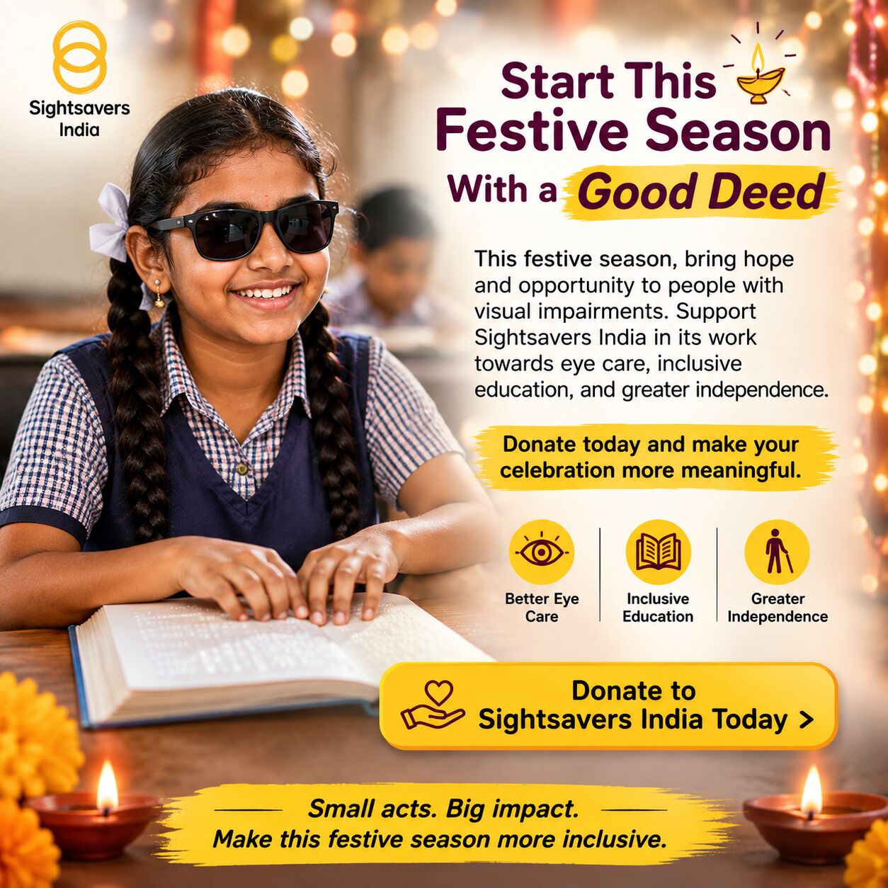 New Delhi, Local News, Start This Festive Season With A Good Deed