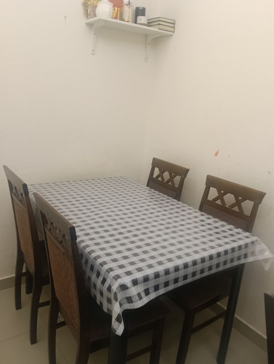 Khobar, Furniture, SAR 180,  DINNING TABLE WITH 4 CHAIRS