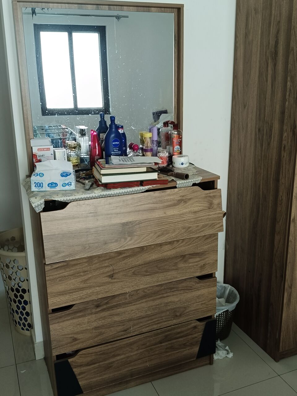 Zinj, Furniture, BHD 125,  Bed Room Set, Queen Size Bed, 2 Side Tables, 4 Door Cupboard And Dressing