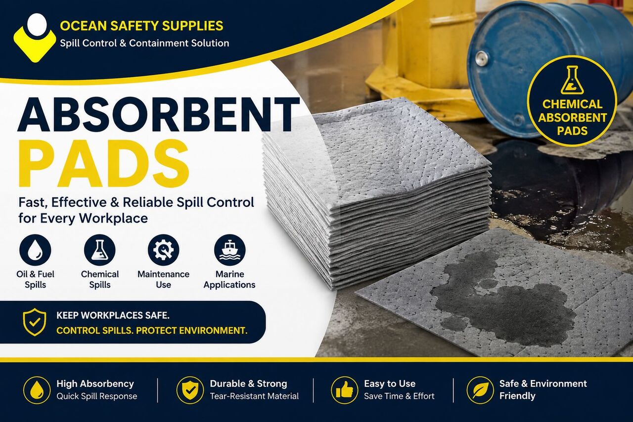 Singapore, General, Absorbent Pads For Fast And Reliable Spill Response