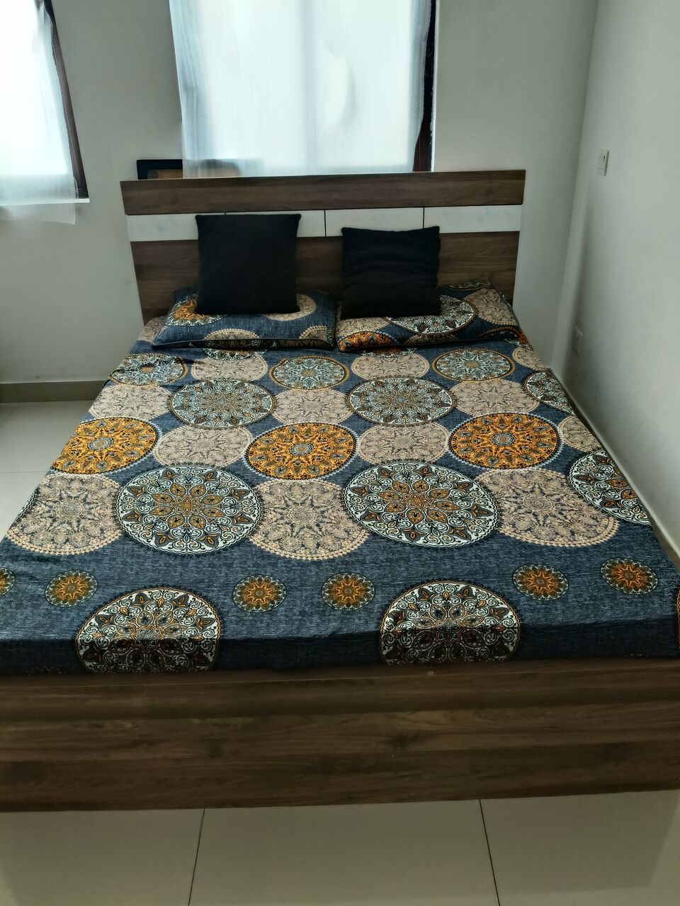 Zinj, Furniture, BHD 50,  Queen Size Bed With Mattress, Delivery Available