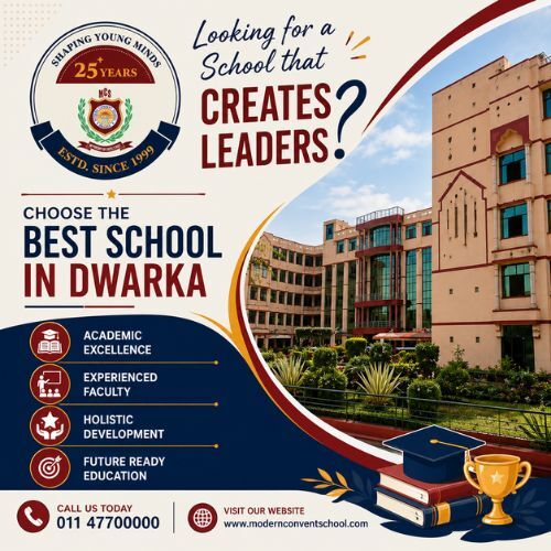 Dwarka, Education, Best School In Dwarka - Modern Convent School