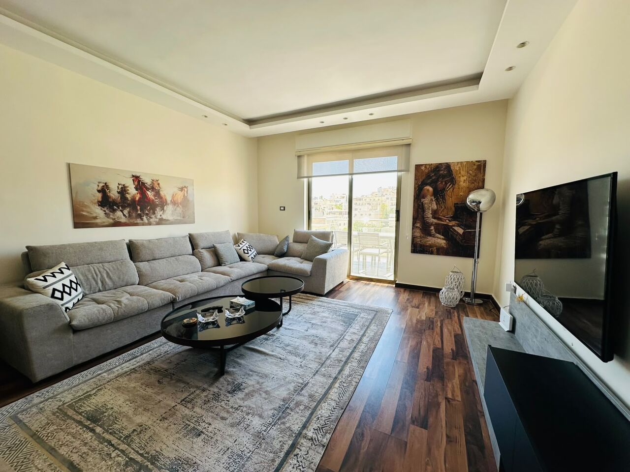 Abdoun, Apartments, Flats, Houses & Villas, JOD 14000/year,  Furnished,  1 BR,  100 Sq. Meter,  Rooftop Apartment For Rent In Abdoun