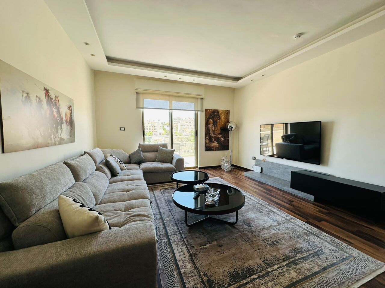 Abdoun, Apartments, Flats, Houses & Villas, JOD 14000/year,  Furnished,  1 BR,  100 Sq. Meter,  Rooftop Apartment For Rent In Abdoun