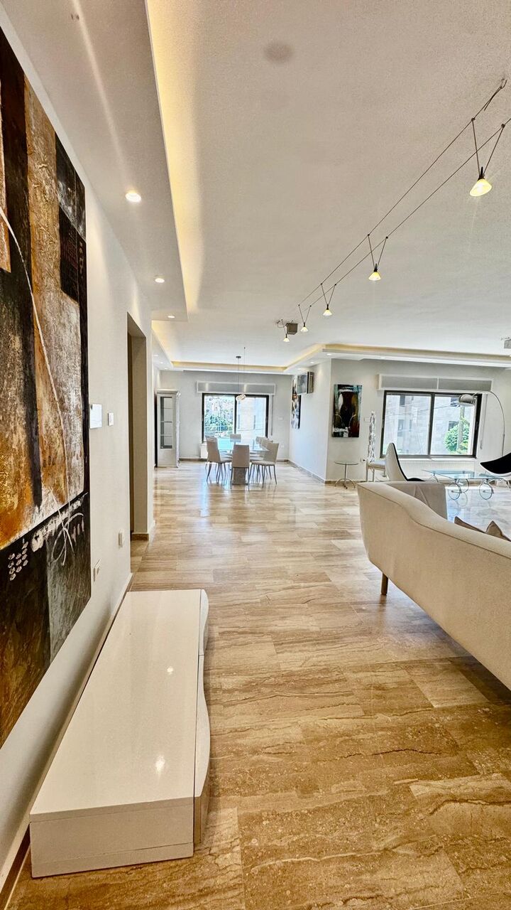 Abdoun, Apartments, Flats, Houses & Villas, JOD 20000/year,  Furnished,  4 BR,  350 Sq. Meter,  Duplex Apartment For Rent In Abdoun