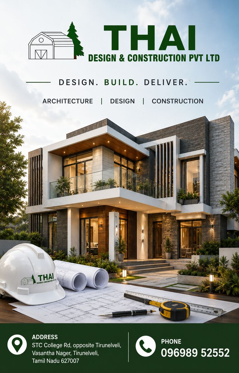 Chennai, Construction, Thai Design & Construction Pvt Ltd -best Construction In Tirunelveli