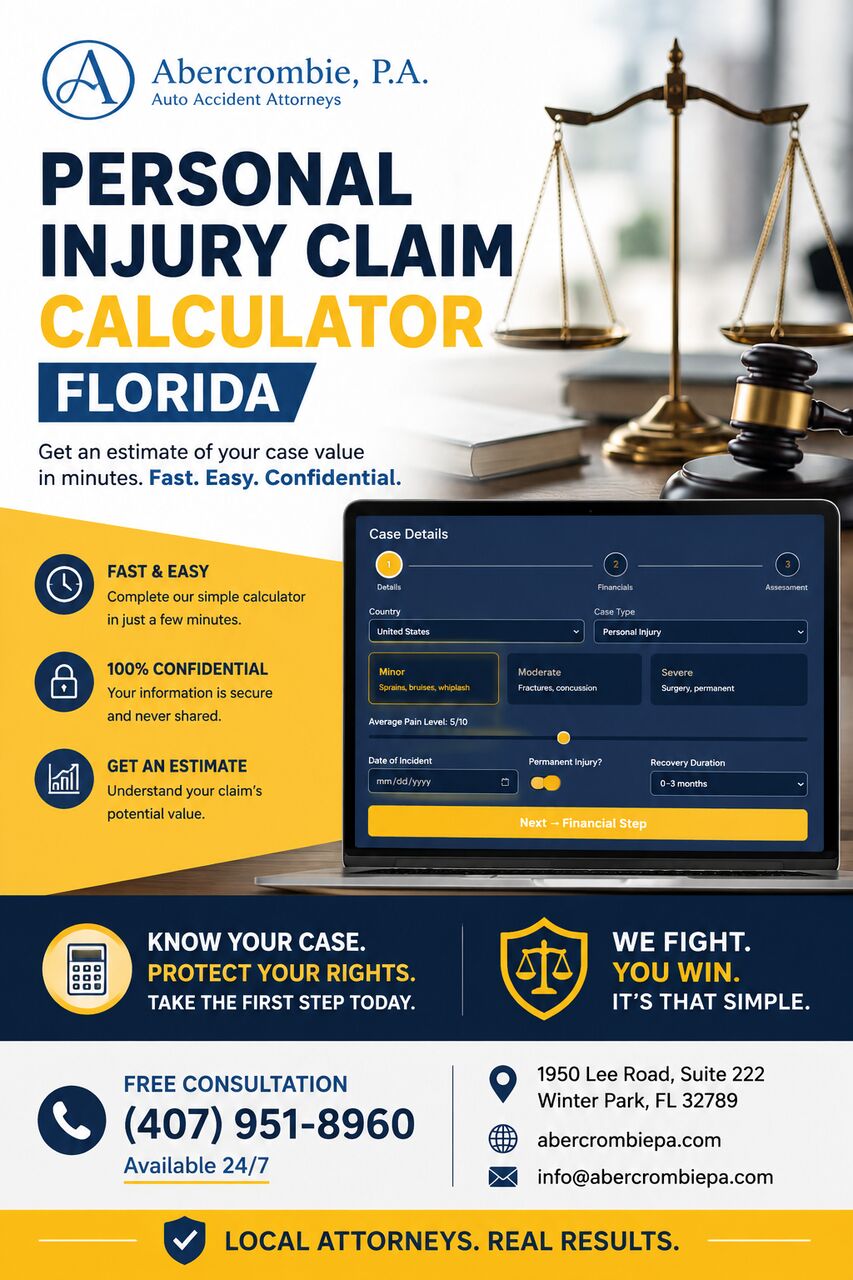 New York, Legal, Personal Injury Claim Calculator Florida: Estimate Your Compensation
