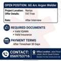 6G Arc Argon Welder