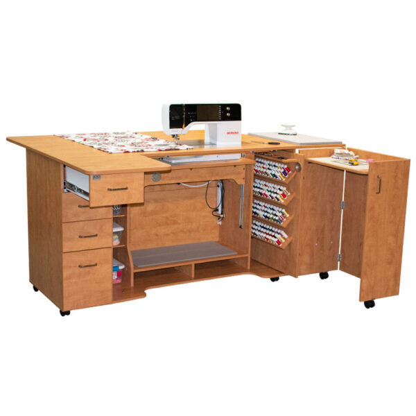 New York, Furniture, USD 4,  Model 8479 Combo &ndash; Sewing/Embroidery/Serger Cabinet