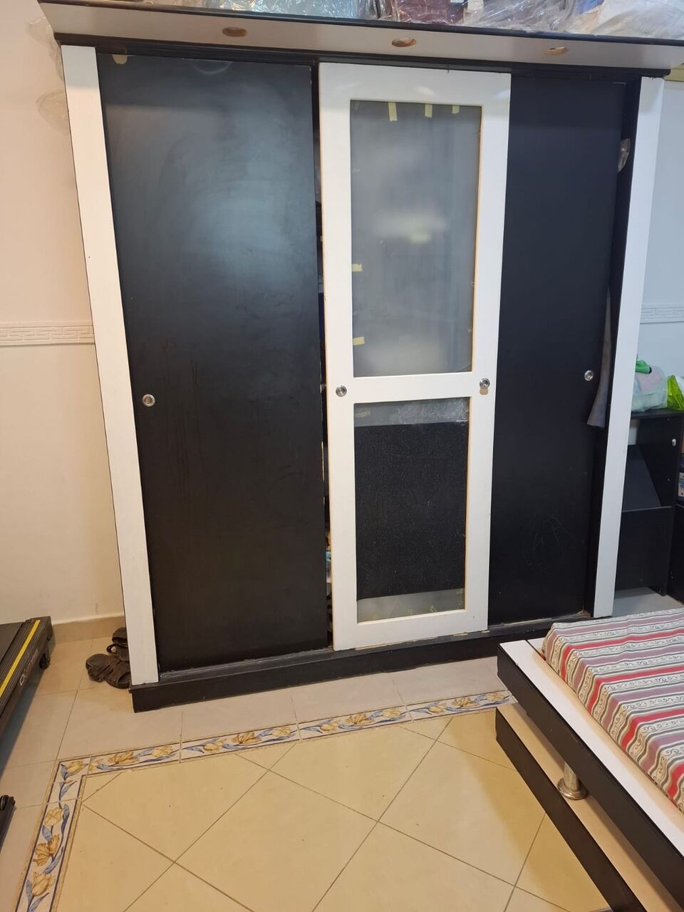 Al Mohammadiyah, Furniture, King Size Bed Set With Dressing Table Side Tables And Big Cupboard