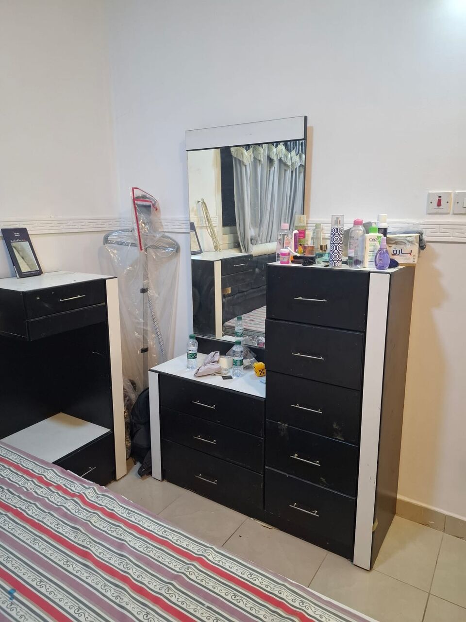 Al Mohammadiyah, Furniture, King Size Bed Set With Dressing Table Side Tables And Big Cupboard
