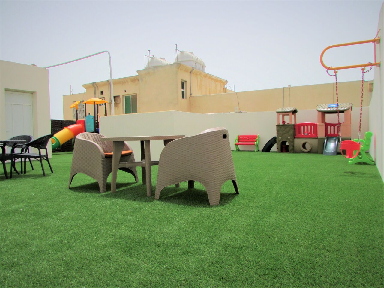 Khobar, Apartments, Flats, Houses & Villas, SAR 2200/month,  2 BR,  SAR 2,200 Per Month Family 2 Bedrooms Apt. With Installed AC & Rooftop Playground For Rent