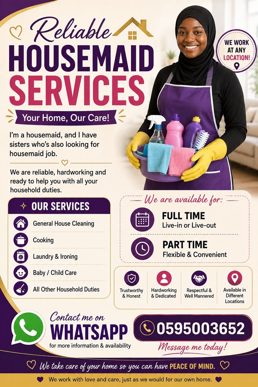 Khobar, Job Seekers, House Maid Services