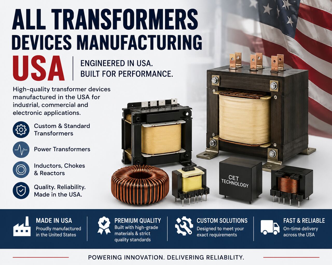 New York, Electronics, USD 10,  All Transformers Devices Manufacturing USA
