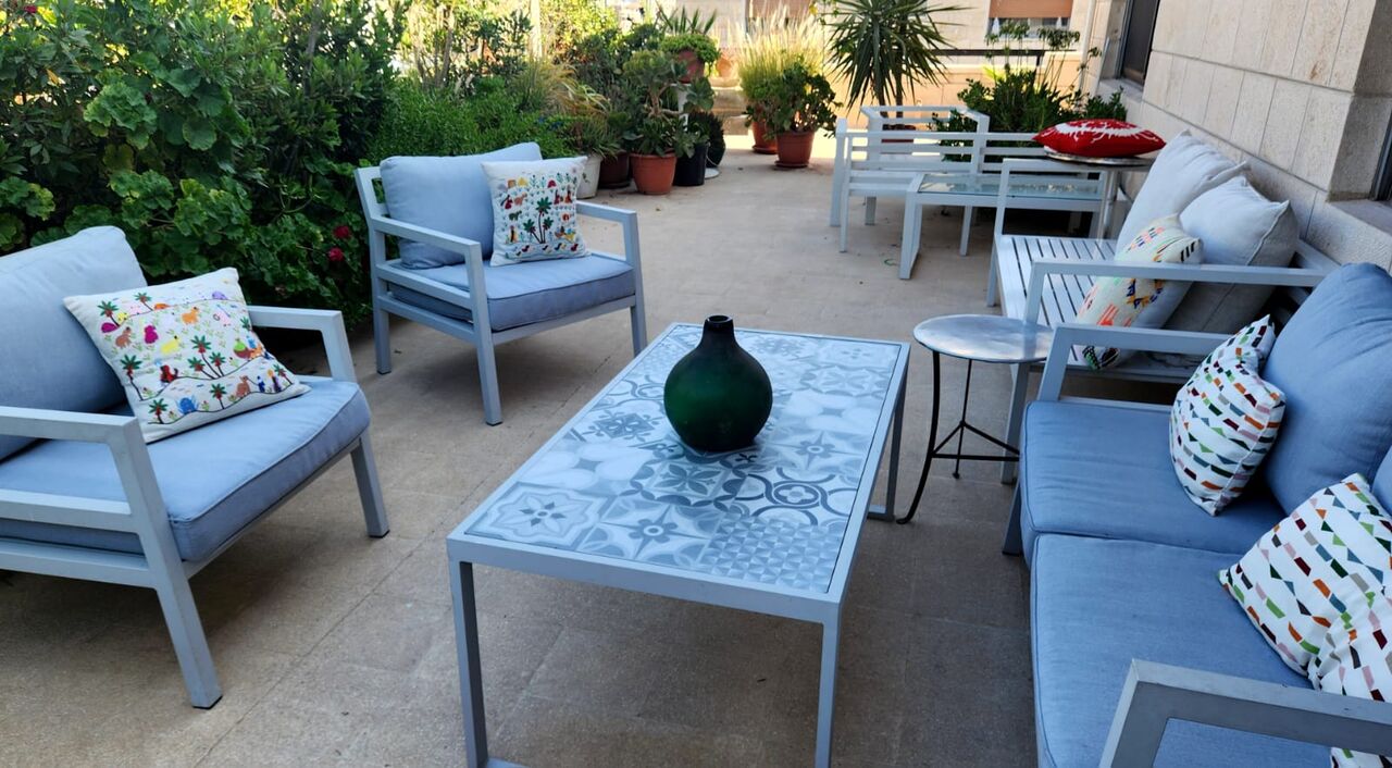 Amman, Apartments, Flats, Houses & Villas, JOD 10000/year,  Furnished,  1 BR,  Rooftop Fully Furnished 1B Apartment With Terrace In 3rd Circle 00962777688956