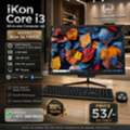 BHD 53,  Ikon Core I3 All-in-One Computer SSD 10x Fast Built In Camera, & WIFI 19" Display