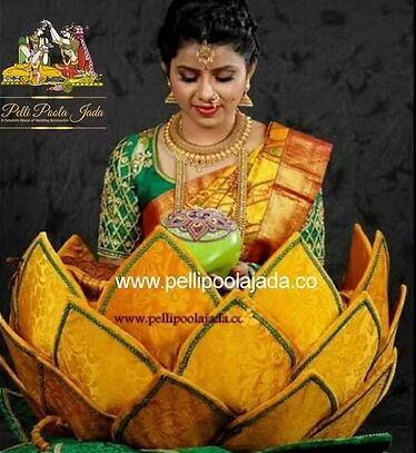 Visakhapatnam, Jewelry, INR 4800,  Traditional Pelli Butta Designs For Telugu Weddings | Pelli Poola Jada