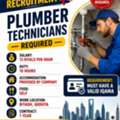 🚨  🔧 PLUMBER TECHNICIANS REQUIRED — 20 PEOPLE