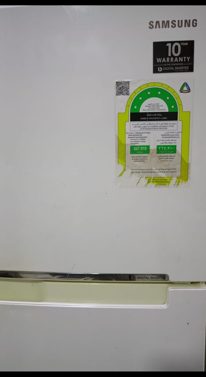 Jubail, Appliances, SAR 750,  SAMSUNG REFRIGERATOR 6 STAR