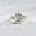GBP 4000,  Premium East West Oval Diamond Band Timeless Sparkle