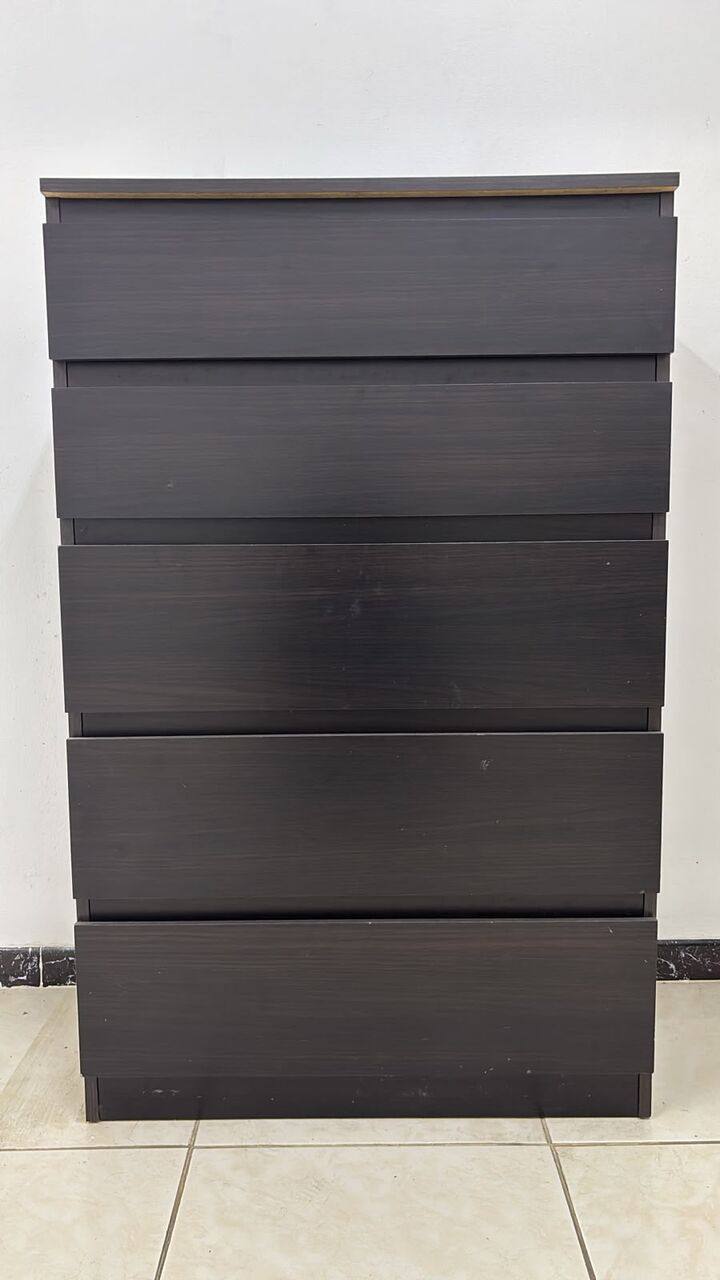 Jeddah, Furniture, SAR 75,  Wooden Chest With 5 Draws IKEA