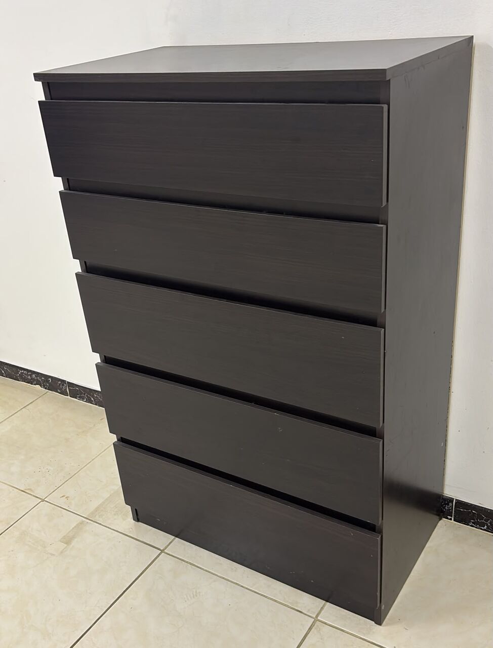 Jeddah, Furniture, SAR 75,  Wooden Chest With 5 Draws IKEA