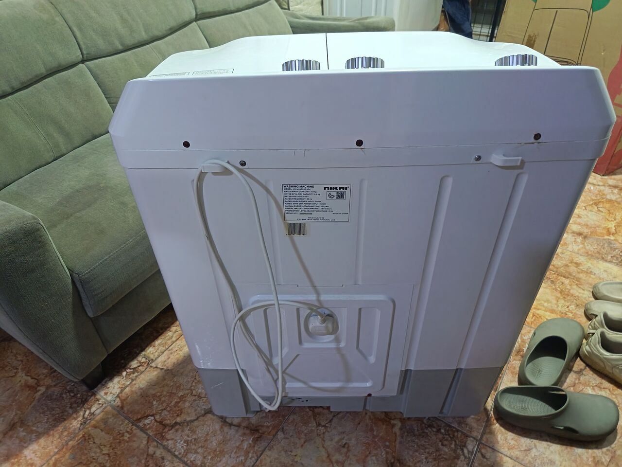 Jubail, Appliances, SAR 350,  Washing Machine Nikai Brans New 7kg With Box Semi Automatic