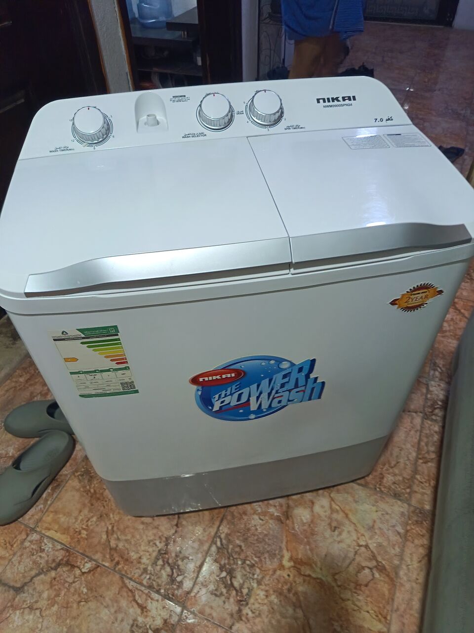 Jubail, Appliances, SAR 350,  Washing Machine Nikai Brans New 7kg With Box Semi Automatic