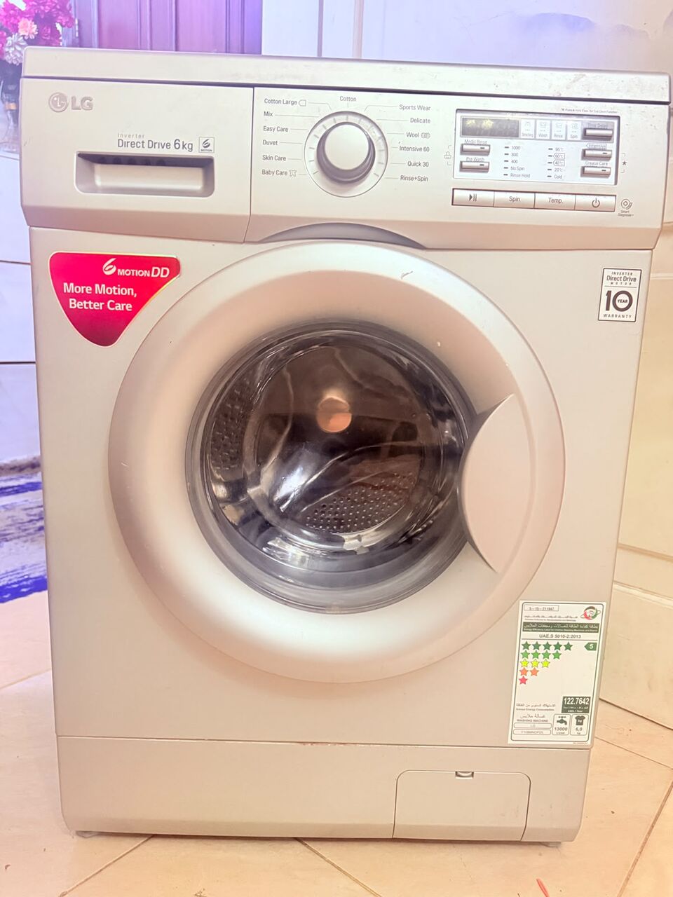 Jeddah, Appliances, SAR 650,  LG New Technology New Model 6 Kg Front Load Washing Machine