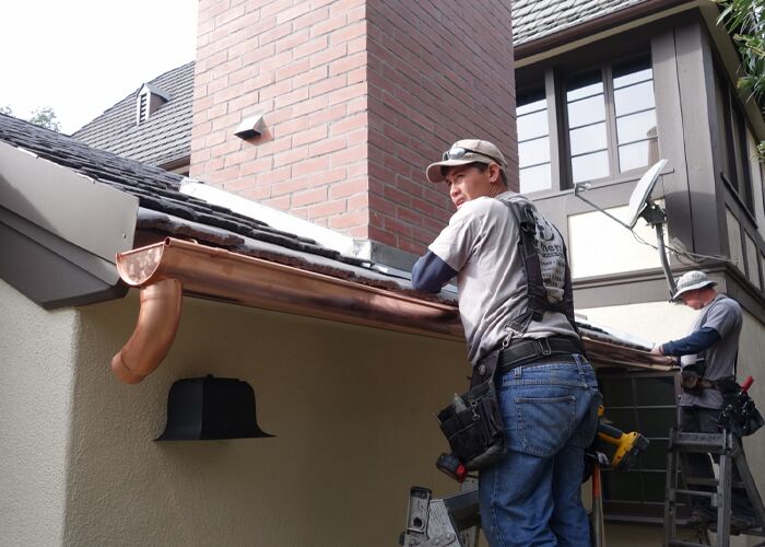New York, Cleaning, Copper Gutter Installation Service In Pasadena