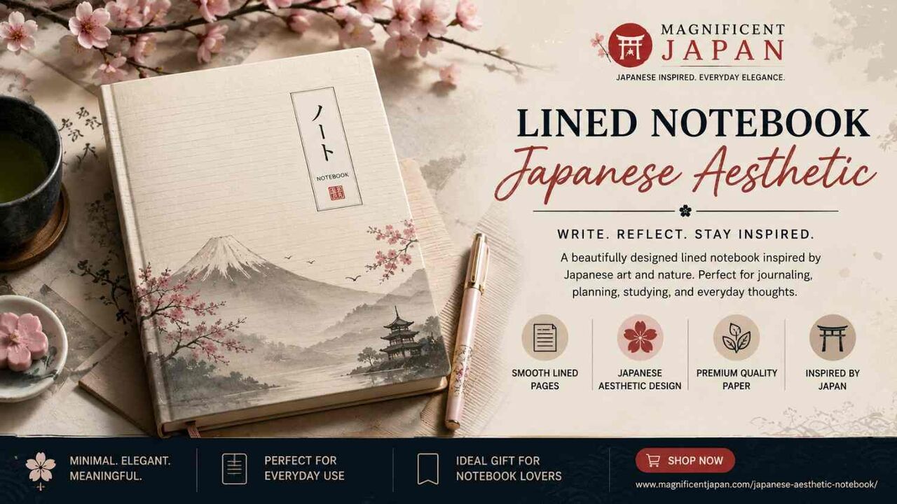 New York, Legal, Lined Notebook Japanese Aesthetic