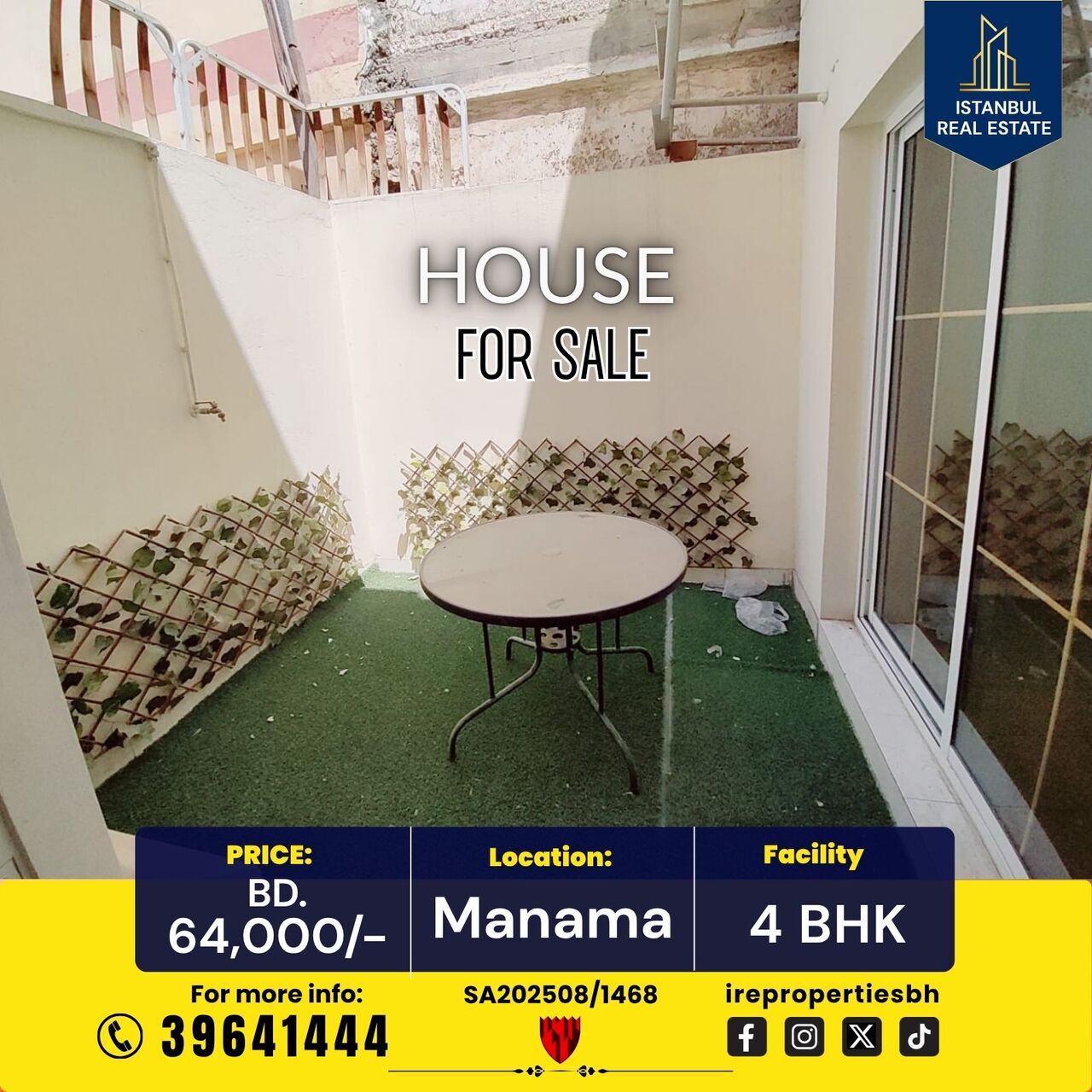 Naim, Villas, BHD 64000,  160 Sq. Meter,  🏠 House For Sale – Manama (Near Al Naim) | BD 64,000/-