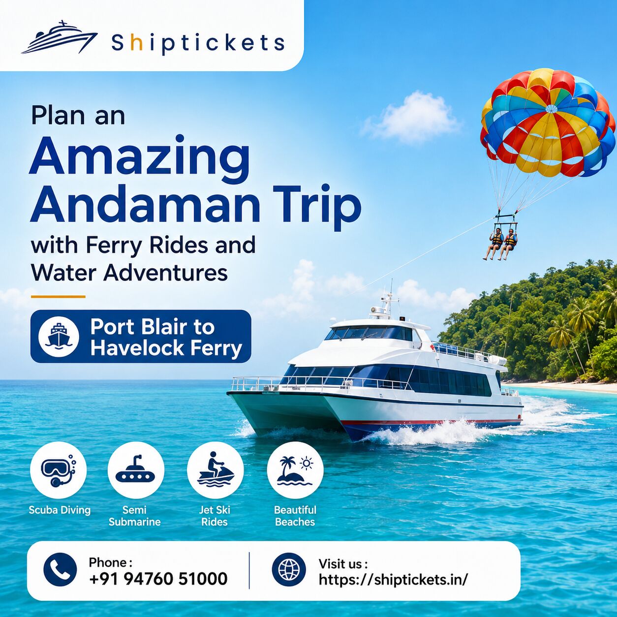 Mumbai, Travel, Port Blair To Havelock Ferry & Water Activities For An Andaman Trip