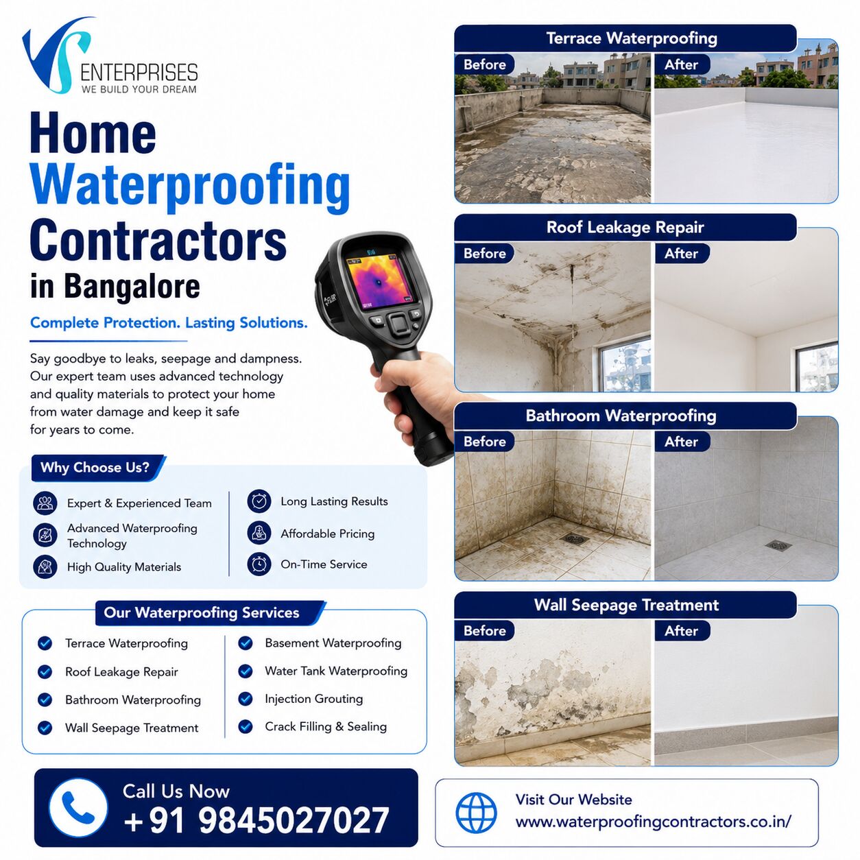 Bangalore, Construction, Home Waterproofing Contractors In Bangalore