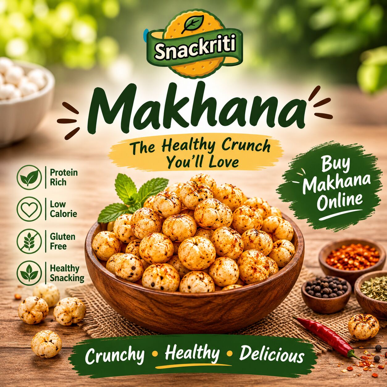 Mumbai, Food, Flavoured Makhana Snacks: Healthy Roasted Makhana For Every Craving
