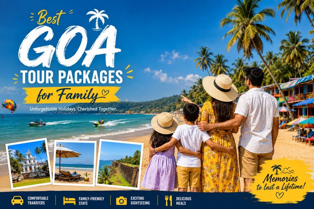 Goa, Travel, Best Goa Tour Packages For Family: North Goa Fun + South Goa Calm